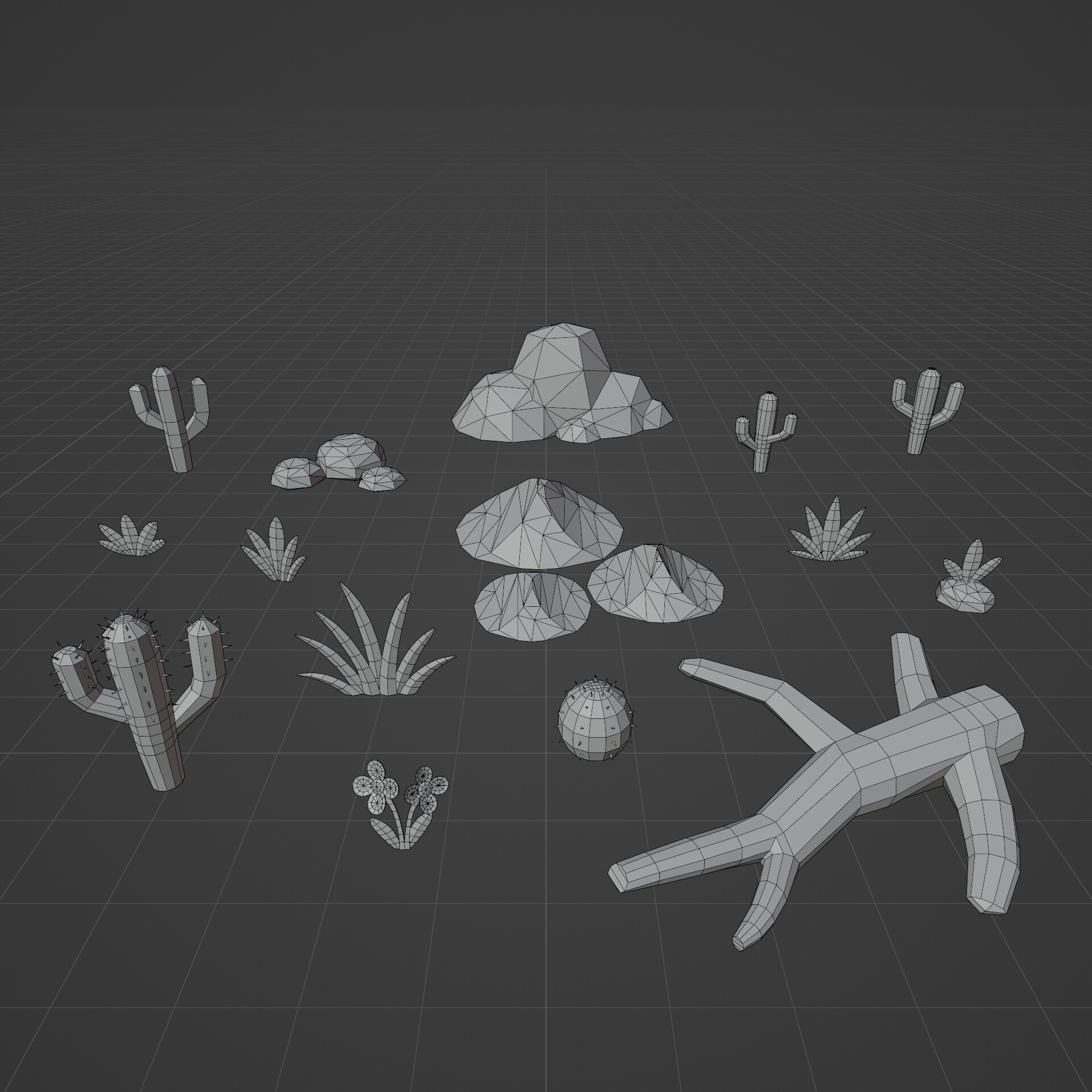 Desert Wireframe