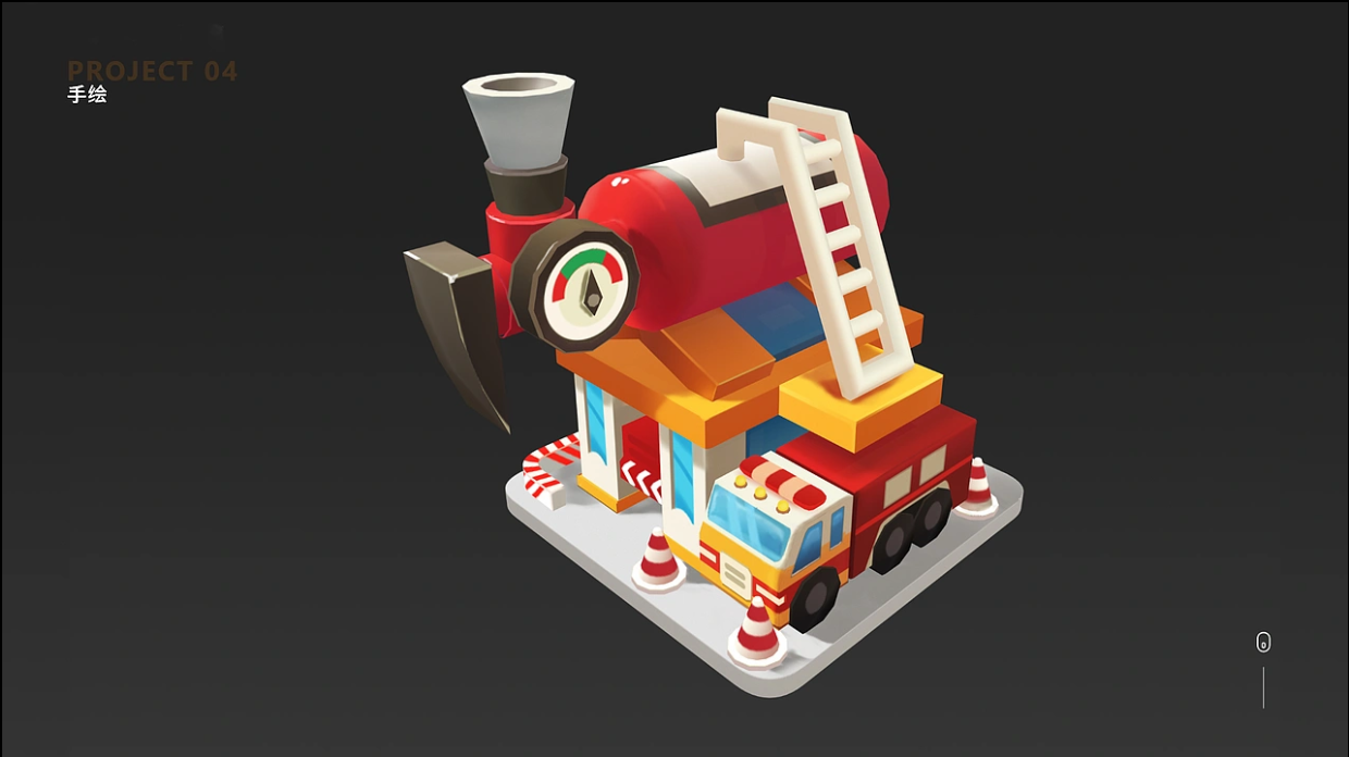 Handpaint Render